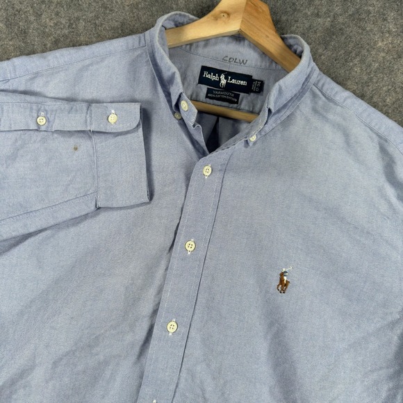Ralph Lauren Other - Ralph Lauren Yarmouth Shirt Mens XL Blue Cotton Oxford Button‎ Down Long Sleeve